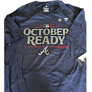 New Atlanta Braves Fanatics Tshirt Tee Shirt 2XL October Ready 2024